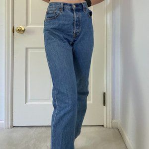 Medium Wash Levi's 501s Jeans